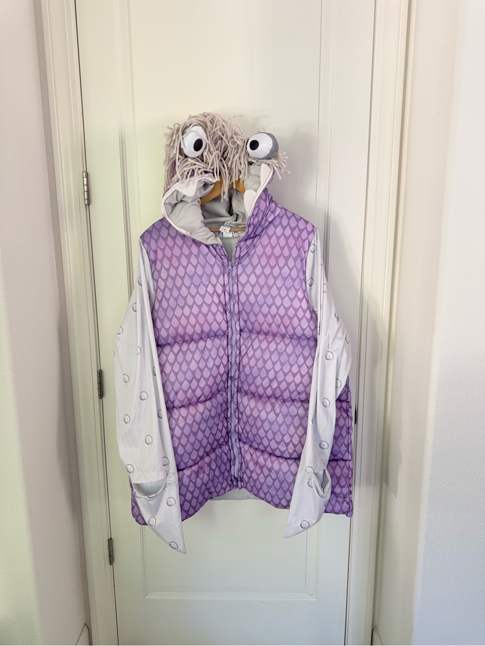 Disney Pixar Monsters Inc Boo Purple Outfit Halloween Costume Adult 3X